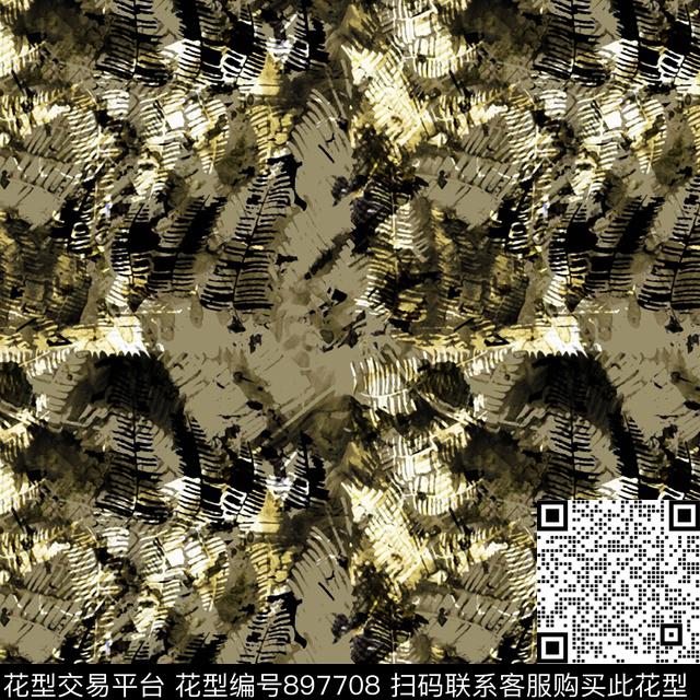 男装大牌风迷彩数码印花华亿平台下载（图片编号: 897708） - 瓦栏（Walan）