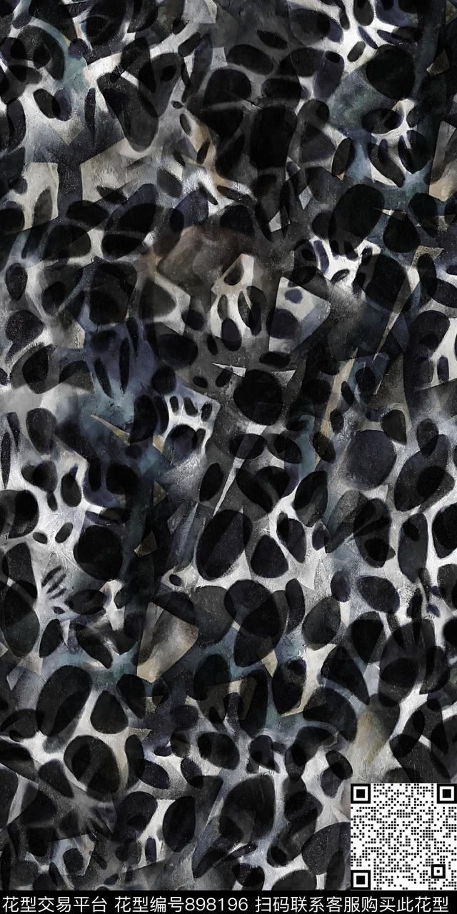 动物纹豹纹肌理数码印花华亿平台下载（图片编号: 898196） - 瓦栏（Walan）
