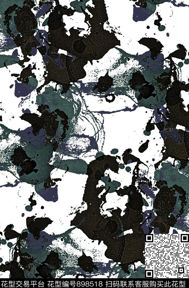 潮牌肌理斑纹纹理数码印花华亿平台下载（图片编号: 898518） - 瓦栏（Walan）