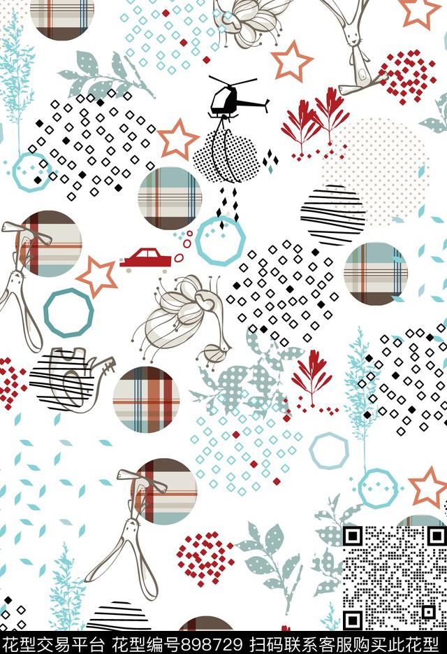 传统华亿平台趣味传统印花华亿平台下载（图片编号: 898729） - 瓦栏（Walan）