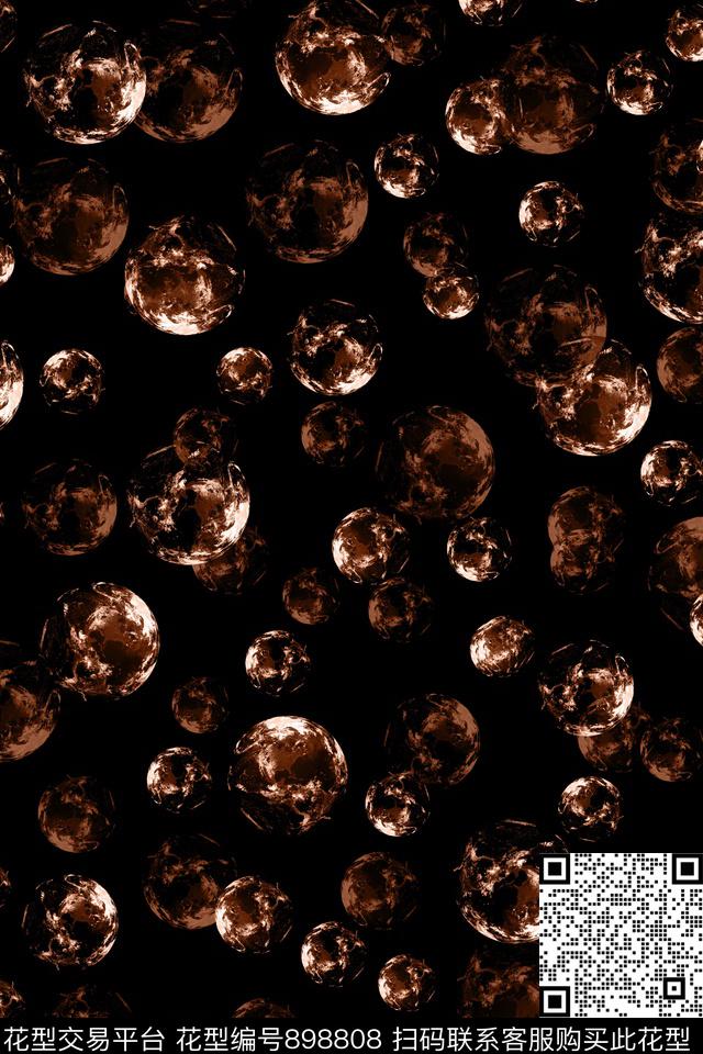 圆形几何地球数码印花华亿平台下载（图片编号: 898808） - 瓦栏（Walan）