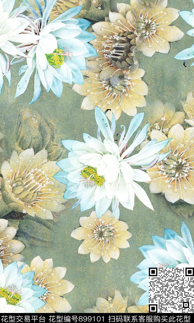 数码华亿平台香云纱旗袍数码印花华亿平台下载（图片编号: 899101） - 瓦栏（Walan）