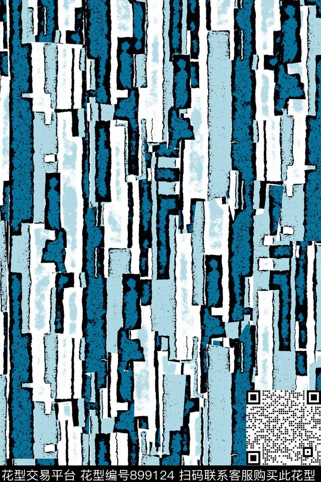 几何条纹抽象传统印花华亿平台下载（图片编号: 899124） - 瓦栏（Walan）