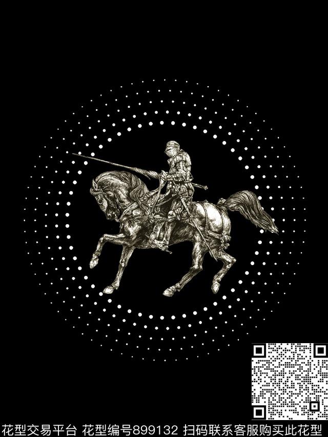 几何大牌风骷髅数码印花华亿平台下载（图片编号: 899132） - 瓦栏（Walan）