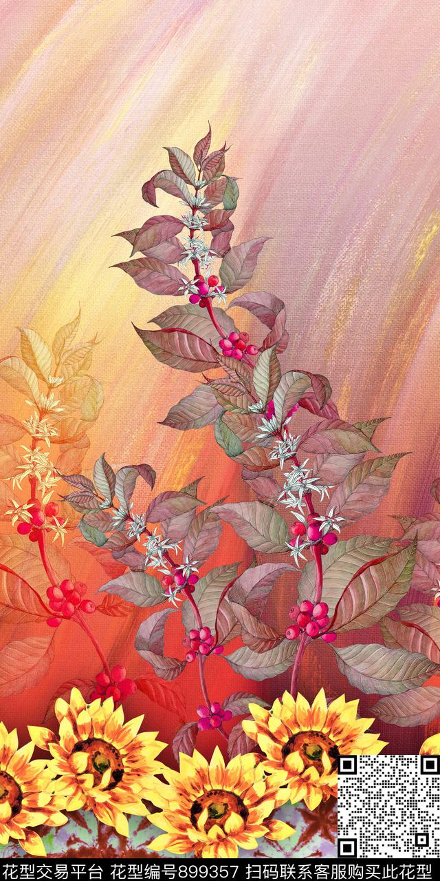 定位花数码印花华亿平台下载（图片编号: 899357） - 瓦栏（Walan）