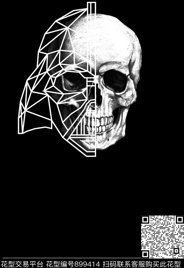 几何大牌风潮牌数码印花华亿平台下载（图片编号: 899414） - 瓦栏（Walan）