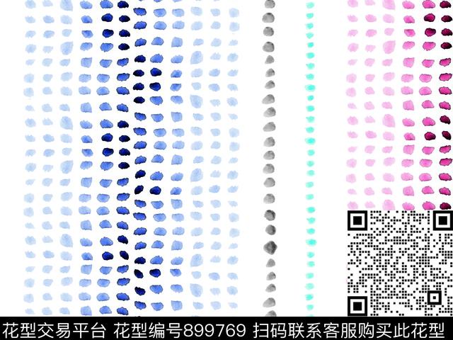 简约抽象笔触数码印花华亿平台下载（图片编号: 899769） - 瓦栏（Walan）