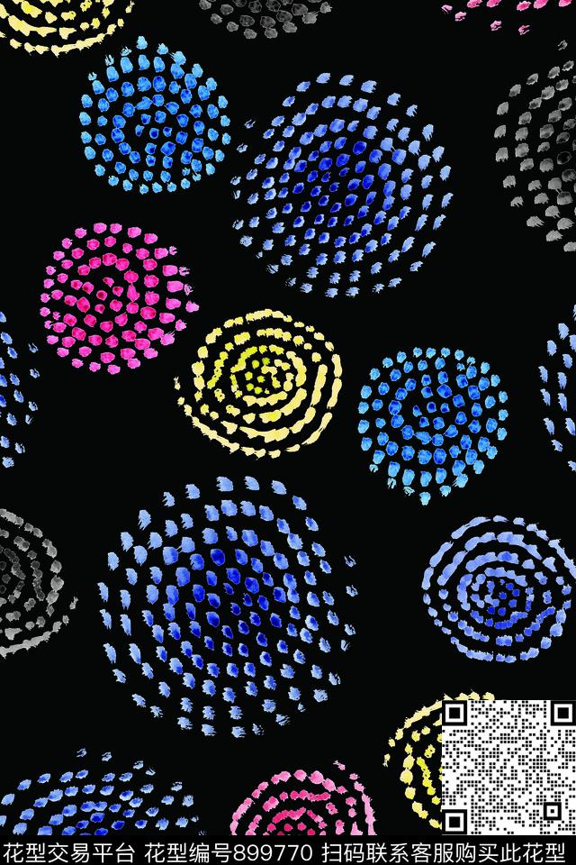 简约几何抽象数码印花华亿平台下载（图片编号: 899770） - 瓦栏（Walan）