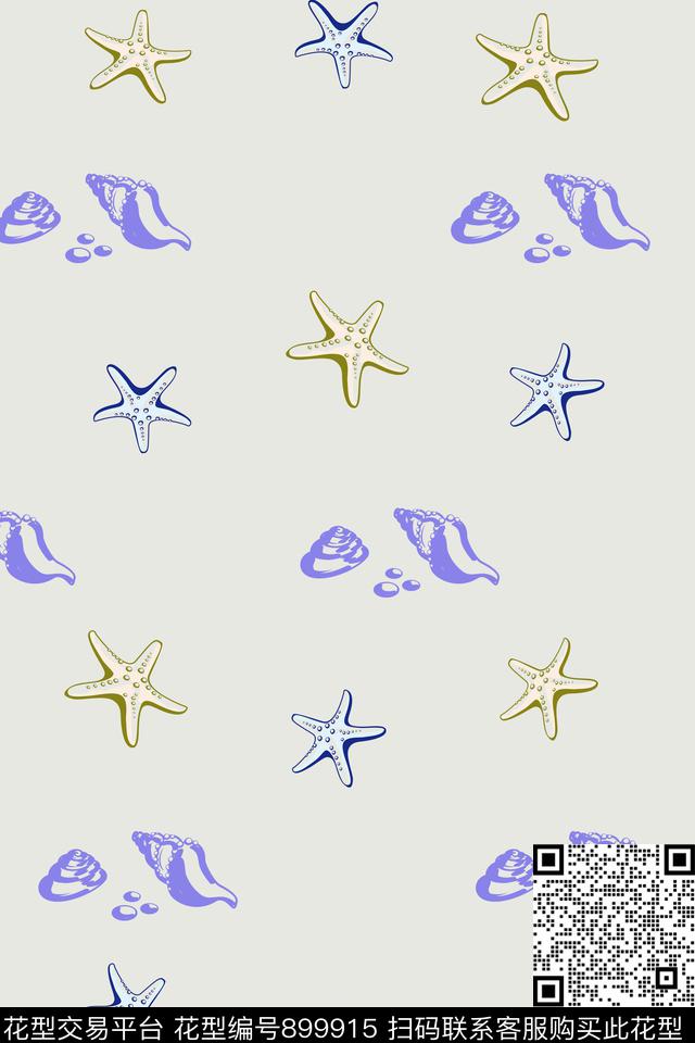 海星贝壳传统华亿平台传统印花华亿平台下载（图片编号: 899915） - 瓦栏（Walan）