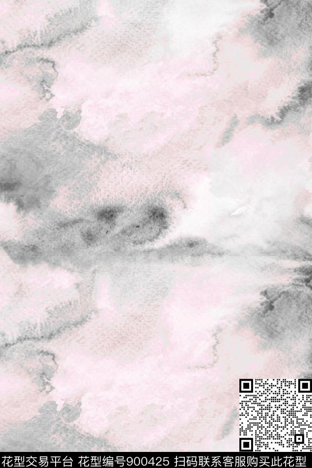 手绘花卉几何VERSACE传统印花华亿平台下载（图片编号: 900425） - 瓦栏（Walan）