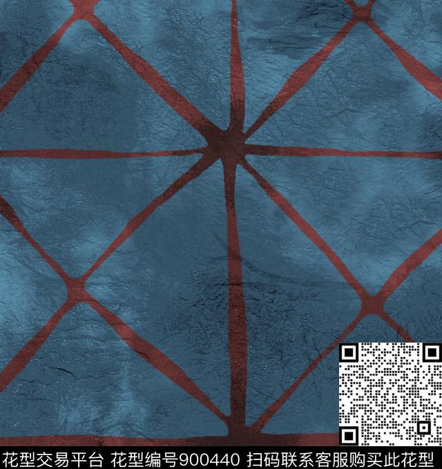 手绘花卉几何DOLCEGABBANA传统印花华亿平台下载（图片编号: 900440） - 瓦栏（Walan）