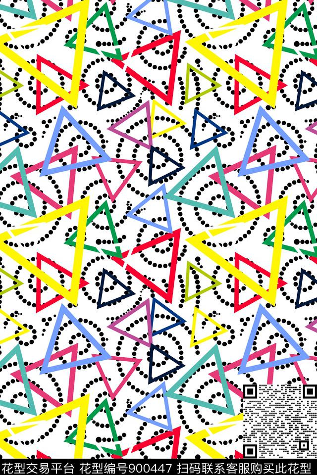 几何三角形传统华亿平台传统印花华亿平台下载（图片编号: 900447） - 瓦栏（Walan）