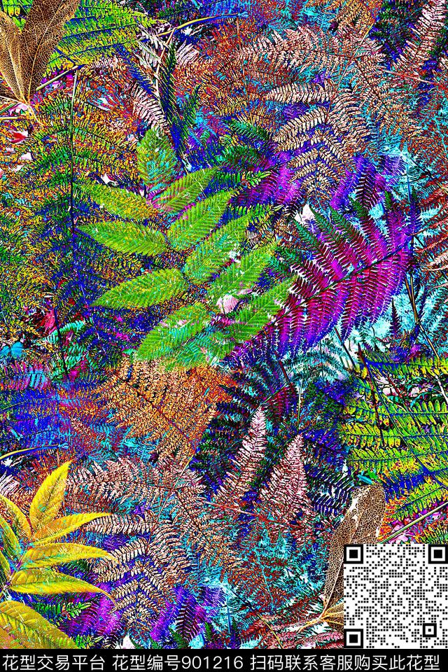 热带棕榈树中老年数码印花华亿平台下载（图片编号: 901216） - 瓦栏（Walan）