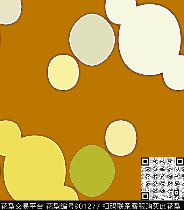 写意几何抽象数码印花华亿平台下载（图片编号: 901277） - 瓦栏（Walan）