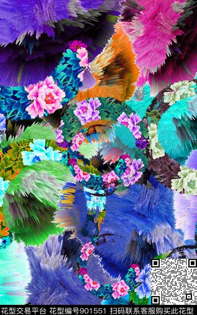 水墨风旗袍素雅传统印花华亿平台下载（图片编号: 901551） - 瓦栏（Walan）