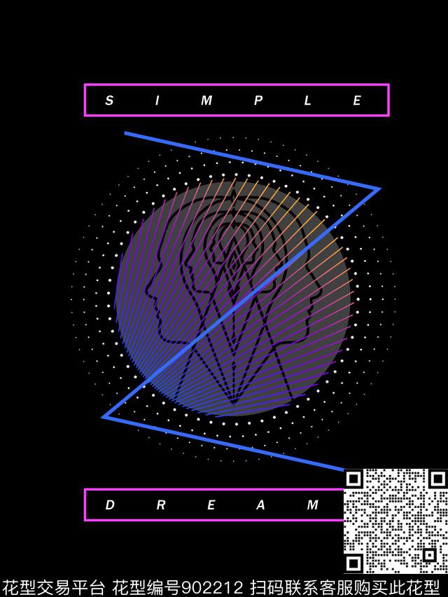 大牌风炫彩年轻时尚数码印花华亿平台下载（图片编号: 902212） - 瓦栏（Walan）