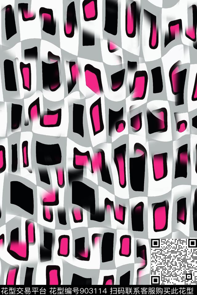 女装数码华亿平台3D立体数码印花华亿平台下载（图片编号: 903114） - 瓦栏（Walan）