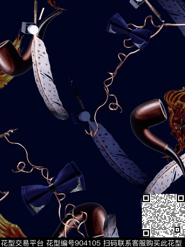 金属羽毛翅膀数码印花华亿平台下载（图片编号: 904105） - 瓦栏（Walan）