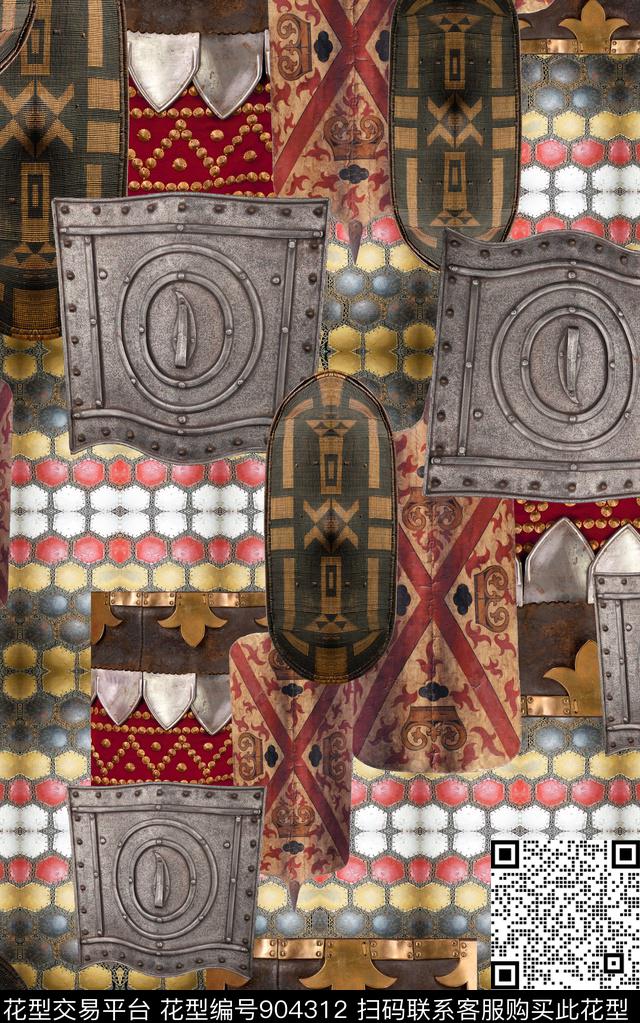 肌理中老年民族风数码印花华亿平台下载（图片编号: 904312） - 瓦栏（Walan）