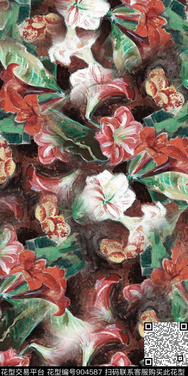 抽象数码华亿平台绘画数码印花华亿平台下载（图片编号: 904587） - 瓦栏（Walan）