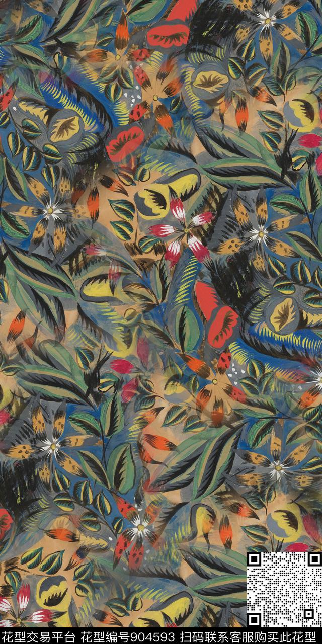 抽象数码华亿平台绘画数码印花华亿平台下载（图片编号: 904593） - 瓦栏（Walan）