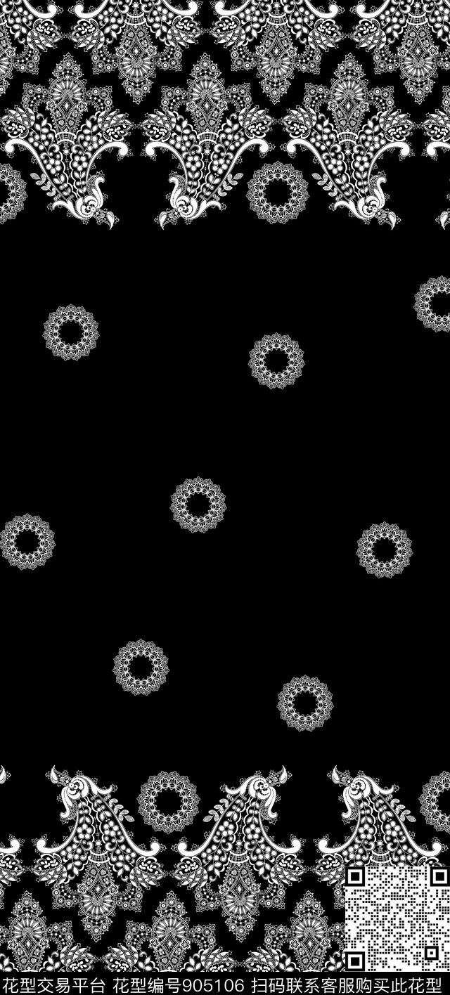 创意艺术线条传统印花华亿平台下载（图片编号: 905106） - 瓦栏（Walan）