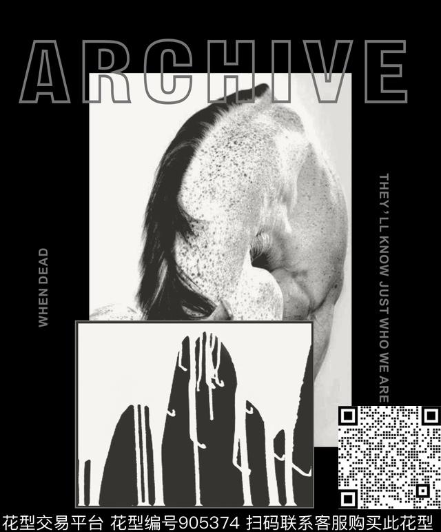 男装大牌风潮牌数码印花华亿平台下载（图片编号: 905374） - 瓦栏（Walan）