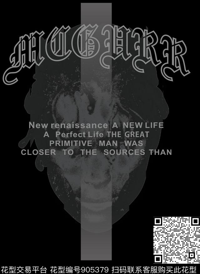 男装艺术大牌风数码印花华亿平台下载（图片编号: 905379） - 瓦栏（Walan）