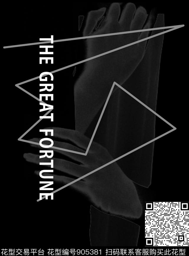 男装艺术大牌风数码印花华亿平台下载（图片编号: 905381） - 瓦栏（Walan）