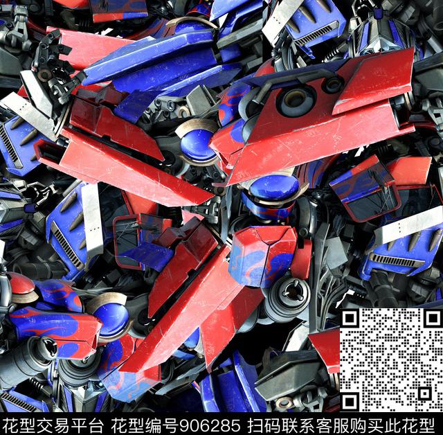 变形金刚机器人汽车人数码印花华亿平台下载（图片编号: 906285） - 瓦栏（Walan）