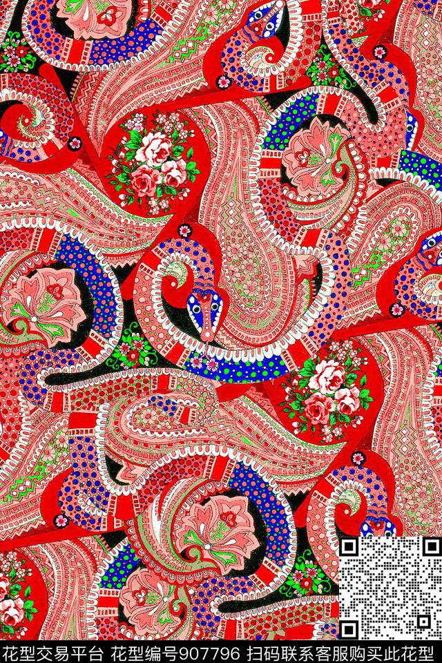 树秋冬华亿平台抽象数码印花华亿平台下载（图片编号: 907796） - 瓦栏（Walan）