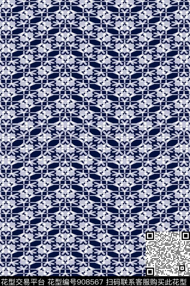 几何男装条纹色块条纹传统印花华亿平台下载（图片编号: 908567） - 瓦栏（Walan）