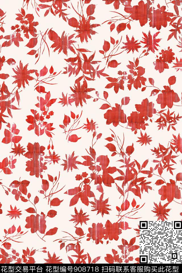 美国剪影数码印花华亿平台下载（图片编号: 908718） - 瓦栏（Walan）