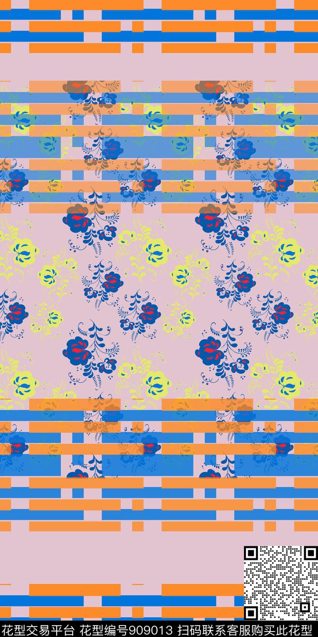 几何民族风碎花几何传统印花华亿平台下载（图片编号: 909013） - 瓦栏（Walan）