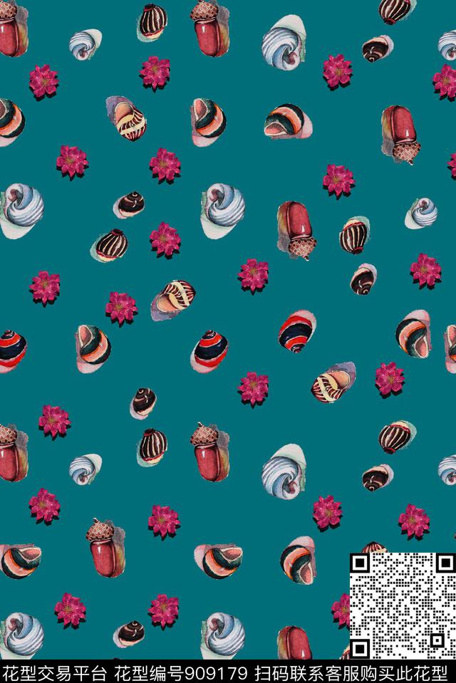 贝壳数码印花华亿平台下载（图片编号: 909179） - 瓦栏（Walan）