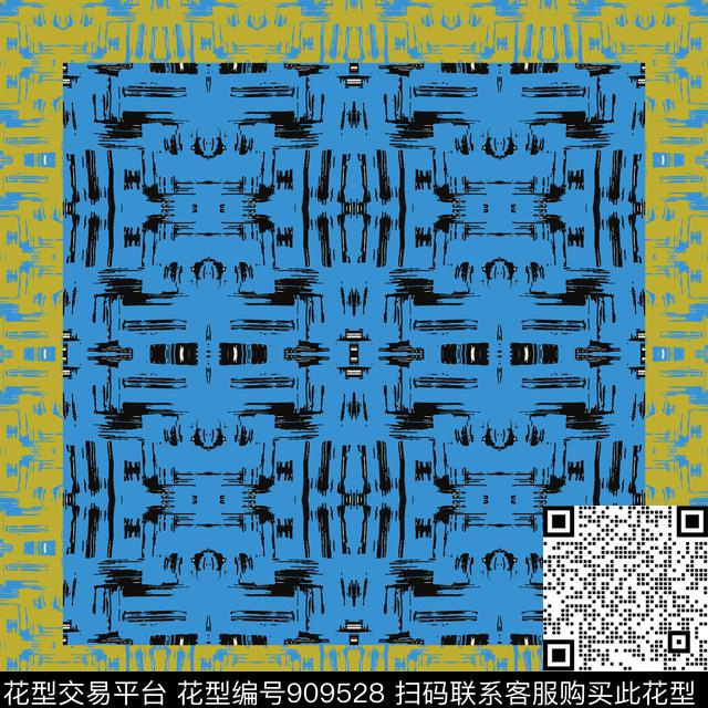 丝巾围巾秀场肌理休闲风传统印花华亿平台下载（图片编号: 909528） - 瓦栏（Walan）