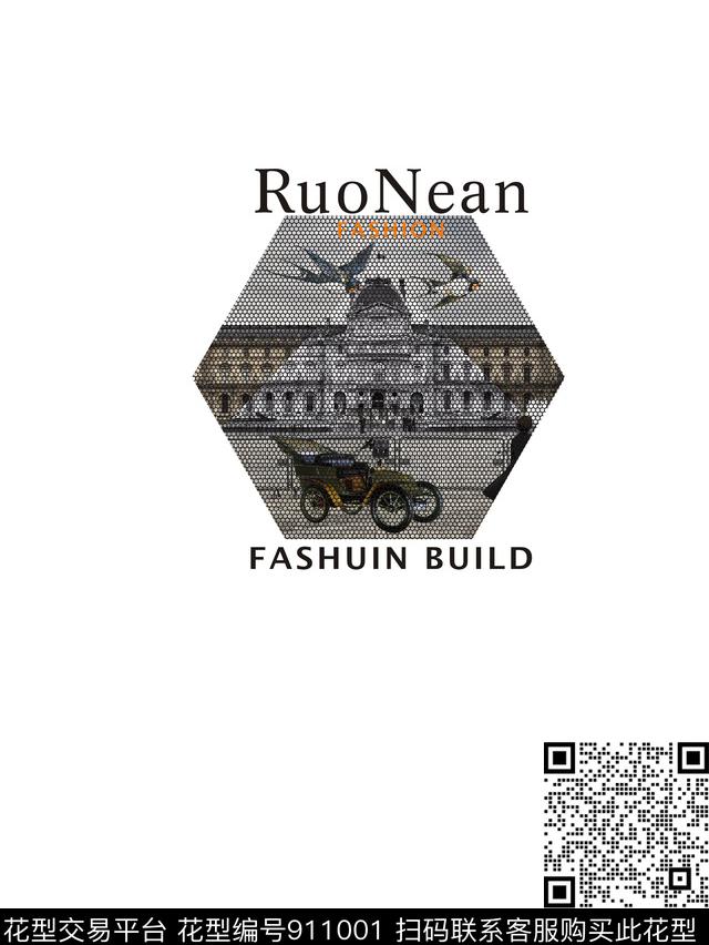 建筑创意艺术数码印花华亿平台下载（图片编号: 911001） - 瓦栏（Walan）