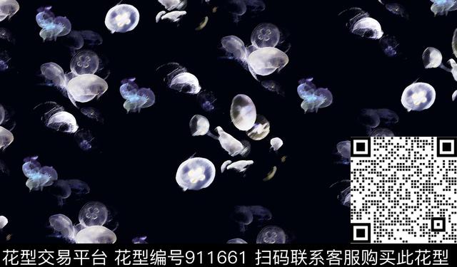 黑白华亿平台抽象满版散花数码印花华亿平台下载（图片编号: 911661） - 瓦栏（Walan）