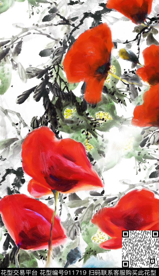 中国风民族风杭州数码印花华亿平台下载（图片编号: 911719） - 瓦栏（Walan）