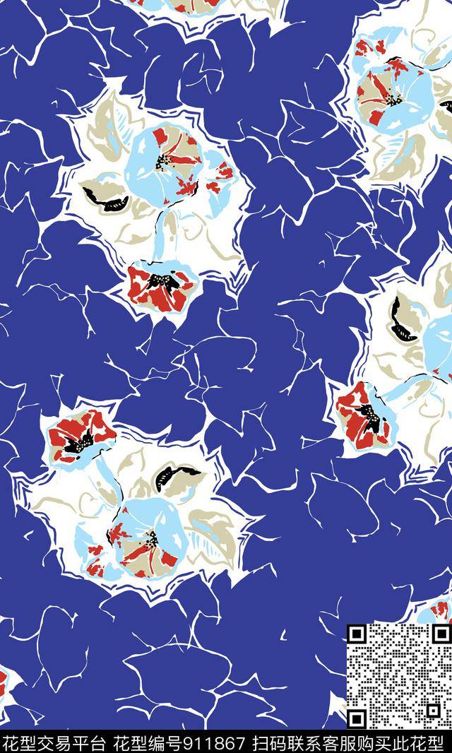 大牌风条纹抽象传统印花华亿平台下载（图片编号: 911867） - 瓦栏（Walan）