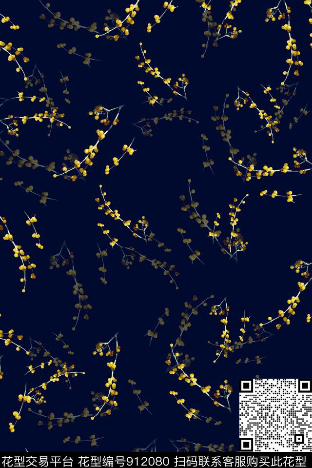 花卉女装小碎花数码印花华亿平台下载（图片编号: 912080） - 瓦栏（Walan）