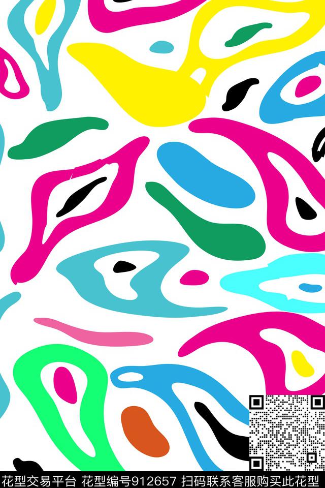 条纹几何素雅传统印花华亿平台下载（图片编号: 912657） - 瓦栏（Walan）