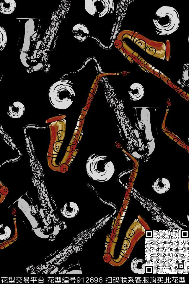 音乐数码华亿平台休闲数码印花华亿平台下载（图片编号: 912696） - 瓦栏（Walan）