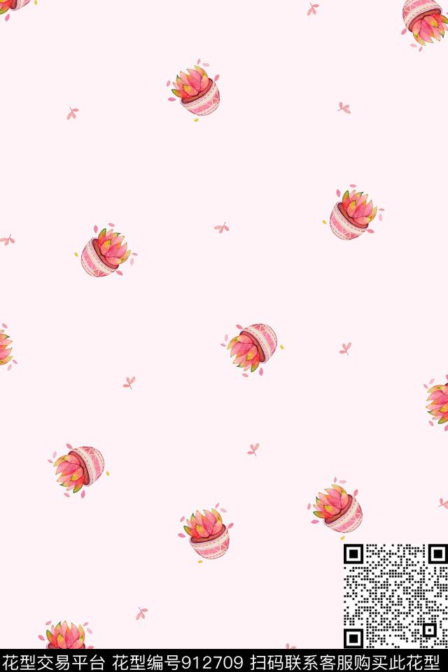 趣味可爱日韩数码印花华亿平台下载（图片编号: 912709） - 瓦栏（Walan）