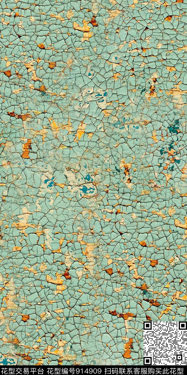 抽象棉麻裂纹数码印花华亿平台下载（图片编号: 914909） - 瓦栏（Walan）