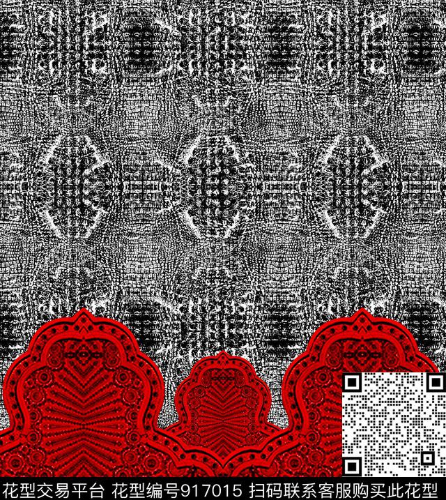 大牌风定位花素雅数码印花华亿平台下载（图片编号: 917015） - 瓦栏（Walan）