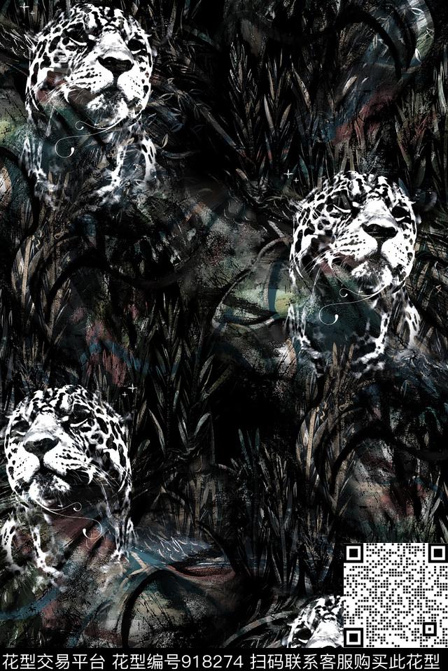 复古潮牌肌理数码印花华亿平台下载（图片编号: 918274） - 瓦栏（Walan）