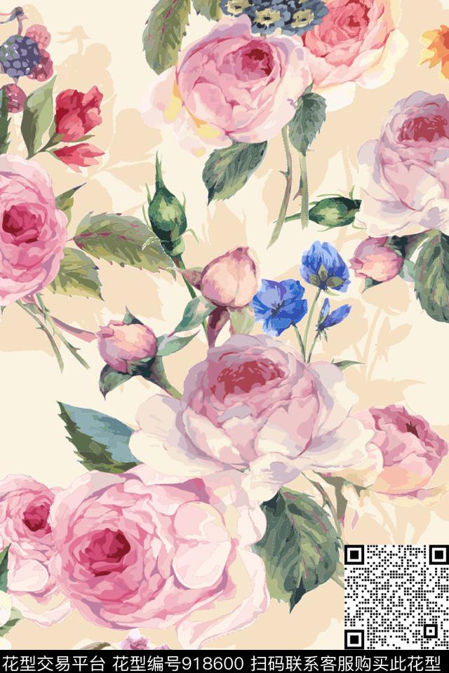 几何动物迷彩数码印花华亿平台下载（图片编号: 918600） - 瓦栏（Walan）