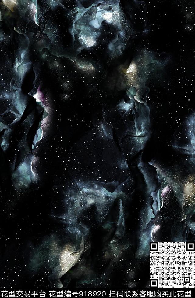 星空潮牌复古数码印花华亿平台下载（图片编号: 918920） - 瓦栏（Walan）