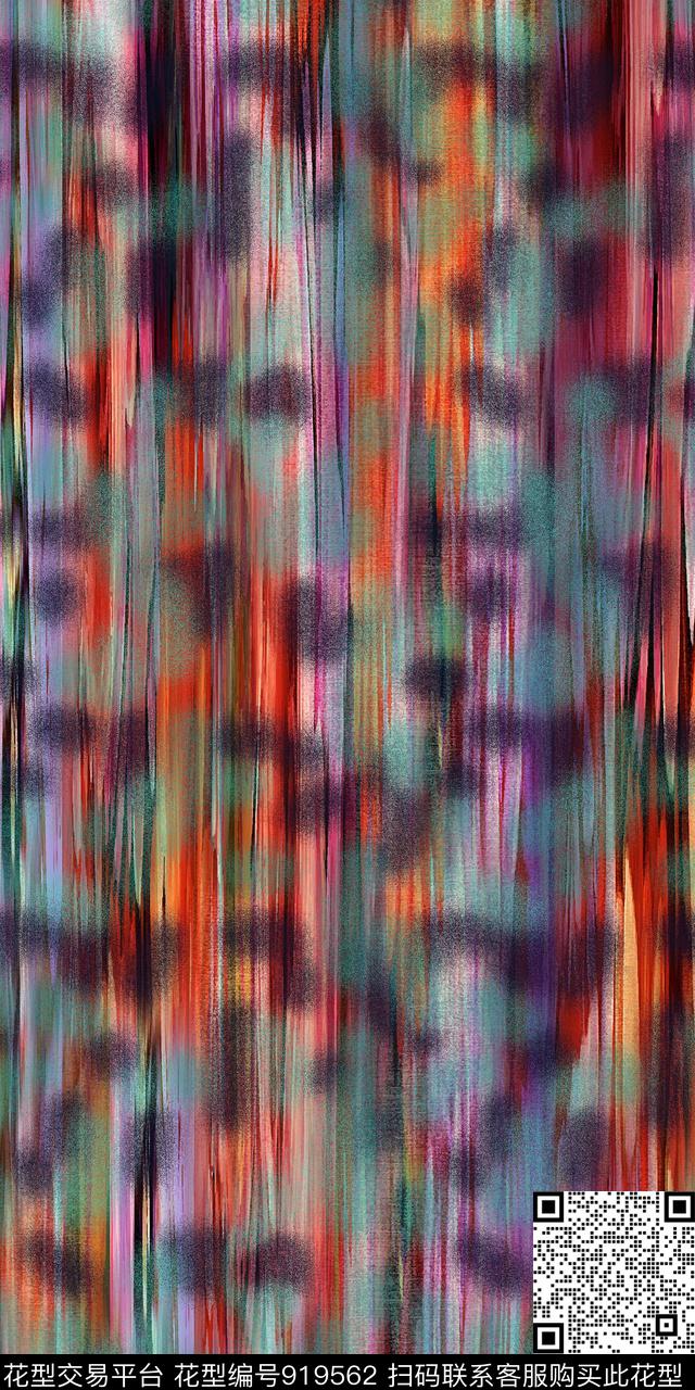 抽象波点几何数码印花华亿平台下载（图片编号: 919562） - 瓦栏（Walan）